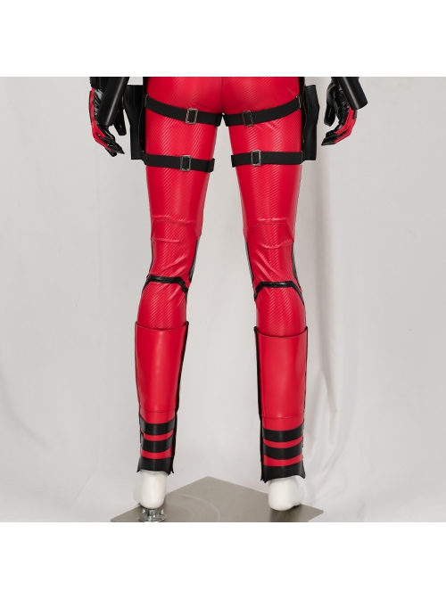 Movie Deadpool & Wolverine Deadpool Samurai Halloween Cosplay Costume Set Without Boots Without Props