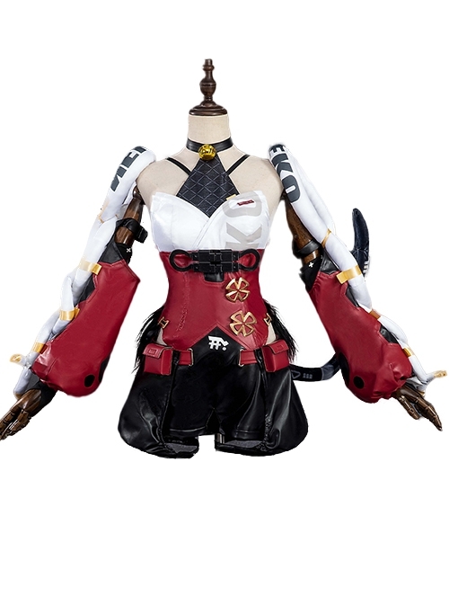 Game Zenless Zone Zero Mana Nekomiya Halloween Cosplay Costume Full Set
