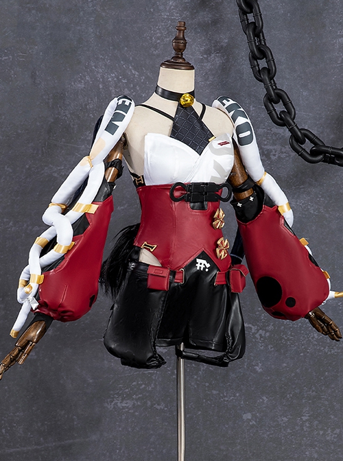 Game Zenless Zone Zero Mana Nekomiya Halloween Cosplay Costume Full Set