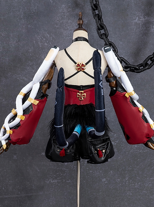 Game Zenless Zone Zero Mana Nekomiya Halloween Cosplay Costume Full Set