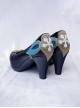Game Honkai Star Rail Ruan Mei Halloween Cosplay Accessories Blue High Heels Shoes