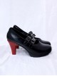 Zenless Zone Zero Ellen Joe Halloween Cosplay Accessories Black High Heels Shoes
