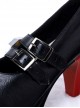 Zenless Zone Zero Ellen Joe Halloween Cosplay Accessories Black High Heels Shoes