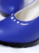 Game Honkai Star Rail Robin Halloween Cosplay Accessories Blue High Heels Shoes