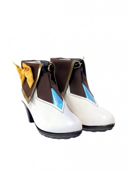 Honkai Star Rail Firefly Halloween Cosplay Accessories White High Heels Shoes