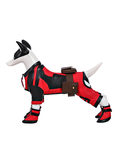 Movie Deadpool & Wolverine Dogpool Wade Wilson Halloween Cosplay Dog Costume Full Set