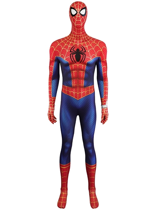 Spider-Man Across The Spider-Verse Peter Parker Halloween Cosplay Costume Bodysuit Full Set