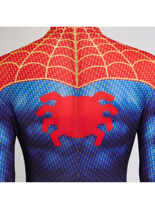 Spider-Man Across The Spider-Verse Peter Parker Halloween Cosplay Costume Bodysuit Full Set