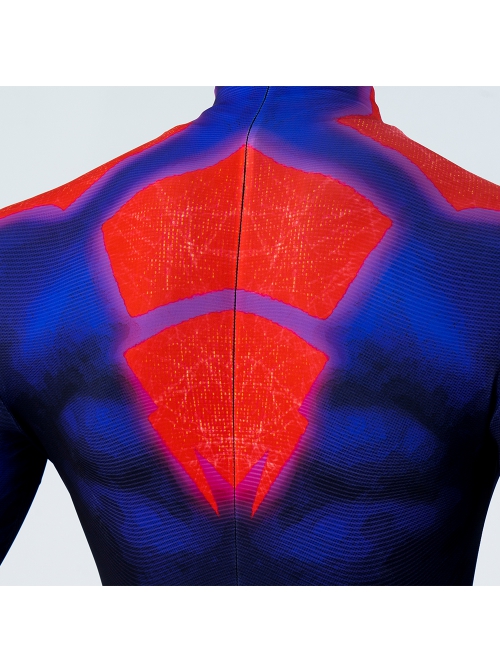 Spider-Man Across The Spider-Verse Spider-Man 2099 Cloak Version Halloween Cosplay Costume Bodysuit Full Set