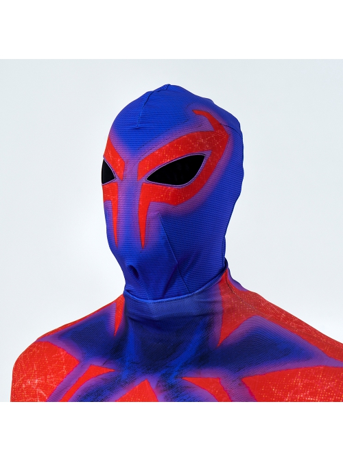 Spider-Man Across The Spider-Verse Spider-Man 2099 Cloak Version Halloween Cosplay Costume Bodysuit Full Set