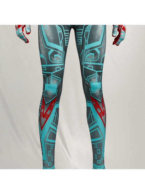 Spiderman 2099 Pattern Halloween Cosplay Costume Bodysuit Full Set
