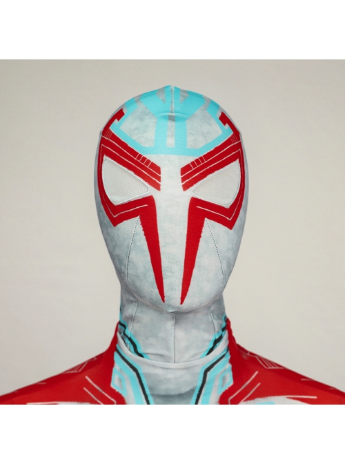 Spiderman 2099 Pattern Halloween Cosplay Costume Bodysuit Full Set