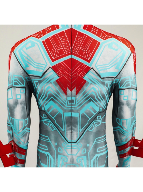 Spiderman 2099 Pattern Halloween Cosplay Costume Bodysuit Full Set
