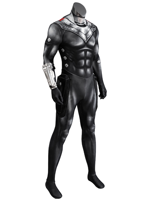 Movie Aquaman And The Lost Kingdom Black Manta Halloween Cosplay Costume Bodysuit Full Set