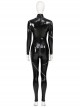 Batman Returns 1992 Catwoman Selina Kyle Halloween Cosplay Costume Black Bodysuit