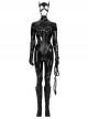 Batman Returns 1992 Catwoman Selina Kyle Halloween Cosplay Costume Accessories Black Girdle