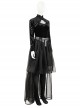 Movie Lisa Frankenstein Halloween Cosplay Costume Black Dress Set Without Shoes