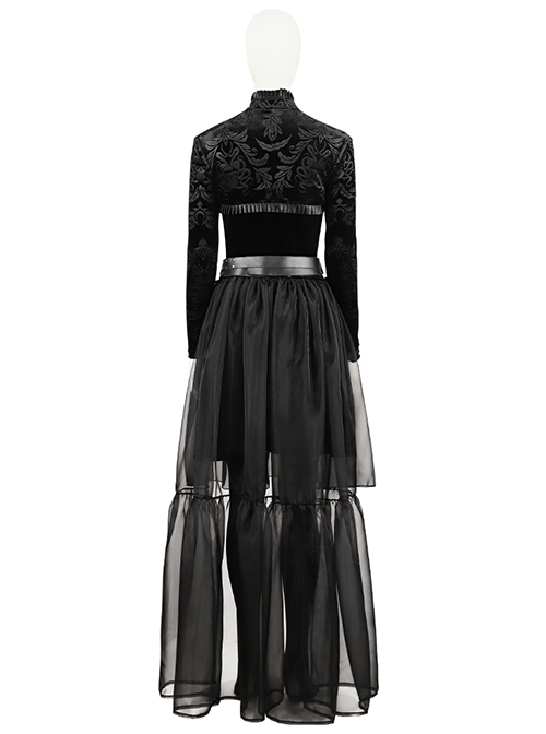 Movie Lisa Frankenstein Halloween Cosplay Costume Black Dress Set Without Shoes