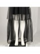 Movie Lisa Frankenstein Halloween Cosplay Costume Black Dress Set Without Shoes