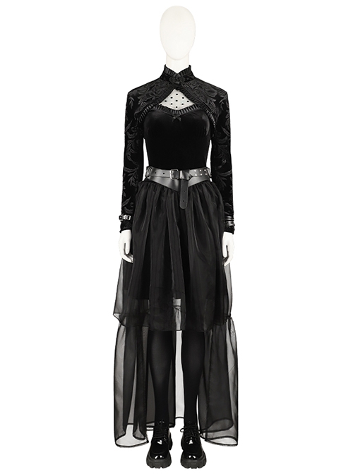 Movie Lisa Frankenstein Black Dress Version Halloween Cosplay Accessories Black Shoes