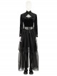 Movie Lisa Frankenstein Black Dress Version Halloween Cosplay Accessories Black Shoes