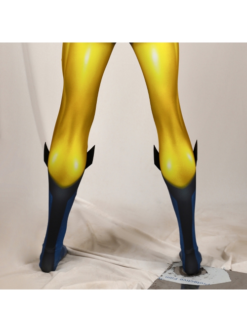 Animated X-Men '97 Wolverine Halloween Cosplay Bodysuit Costume Set Without Wolf Paws