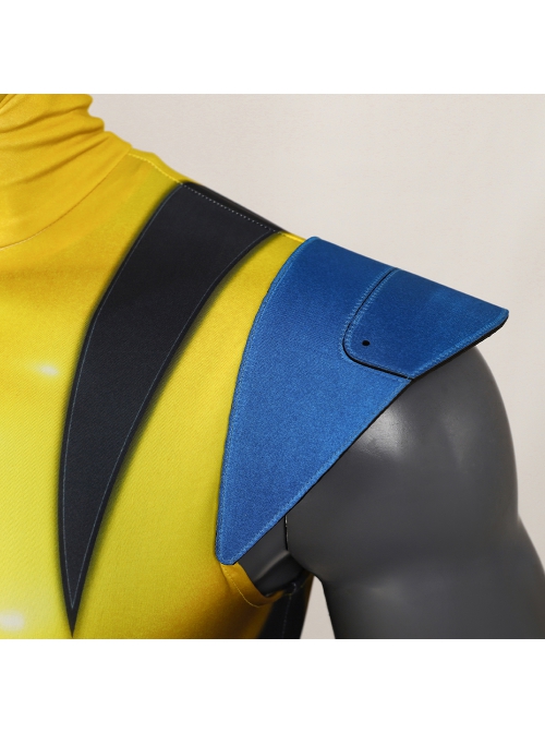 Animated X-Men '97 Wolverine Halloween Cosplay Bodysuit Costume Set Without Wolf Paws