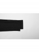 Black Stretchy Pleated Side Studded Stylish Punk Style Tight Knit Pants
