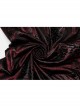 Gorgeous Black And Red Cracked Knit Trousers With Leg Laces And Punk Style Flared Trousers