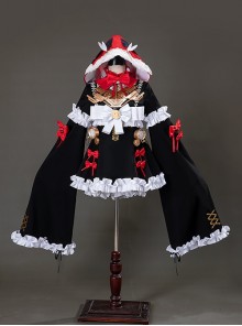 Game Punishing Gray Raven Gear Red Hat Halloween Cosplay Costume Full Set
