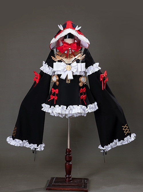 Game Punishing Gray Raven Gear Red Hat Halloween Cosplay Costume Full Set