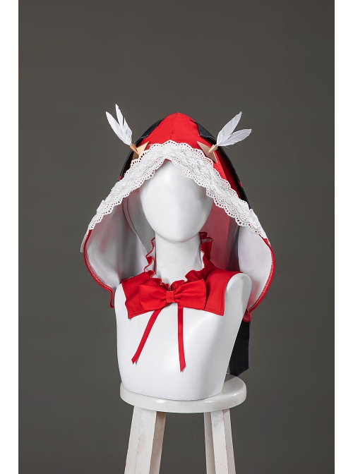 Game Punishing Gray Raven Gear Red Hat Halloween Cosplay Costume Full Set