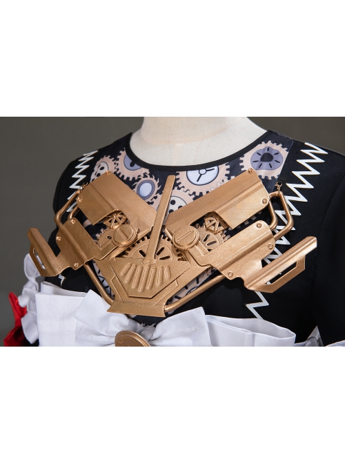Game Punishing Gray Raven Gear Red Hat Halloween Cosplay Costume Full Set