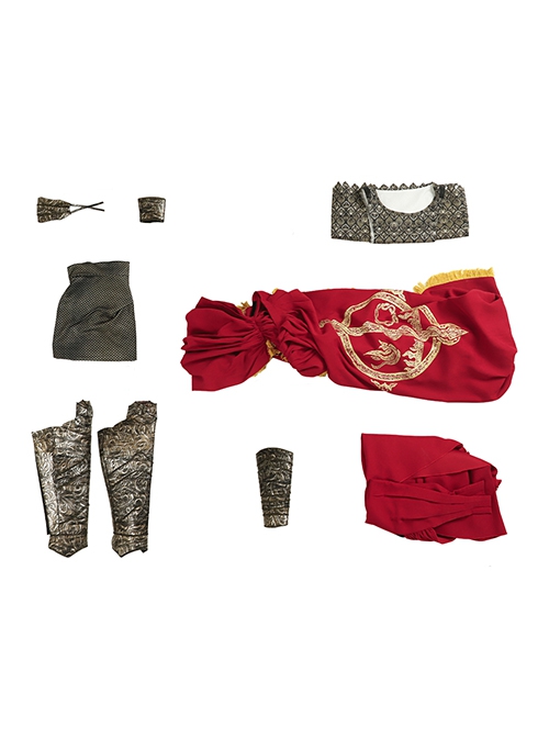 Game Elden Ring Shadow Of The Erdtree The Impaler Messermer Halloween Cosplay Costume Set Without Shoes