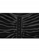Personalized Black Laminated Splicing See Through Mesh Front Chest Cut Skinny Punk Style Sleeveless Vest