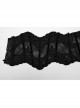 Black Lace Spliced With Hollow Mesh And Velvet Webbing At The Back To Adjust The Gothic Style Sexy Corset