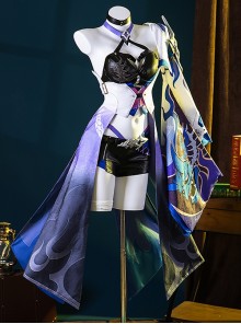 Game Honkai Star Rail Acheron Updated Version Halloween Cosplay Costume Full Set