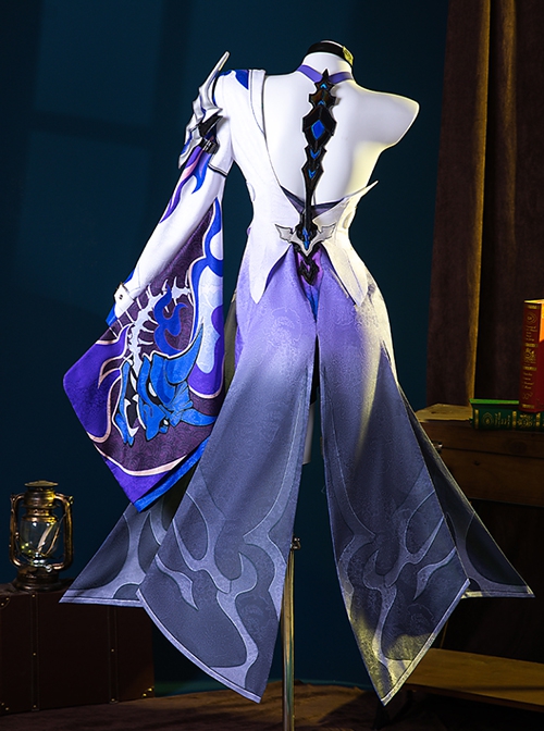Game Honkai Star Rail Acheron Updated Version Halloween Cosplay Costume Full Set