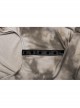 Handsome Black Coffee Color Tie Dye Knitted Back Hollow Punk Style Wasteland Hooded Sleeveless Vest