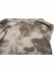 Handsome Black Coffee Color Tie Dye Knitted Back Hollow Punk Style Wasteland Hooded Sleeveless Vest