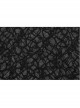 Sexy See Through Black Elastic Skull Mesh Shoulder Alloy Webbing Decoration Punk Style Daily Short Sleeved T-Shirt