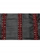 Sexy Black And Red Laminated Front And Back Studded Webbing Decoration Punk Style Adjustable Suspender Dress
