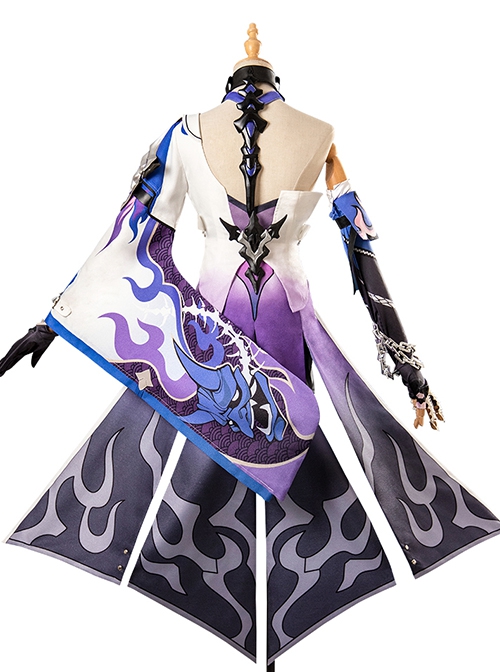 Game Honkai Star Rail Acheron Halloween Cosplay Costume Full Set