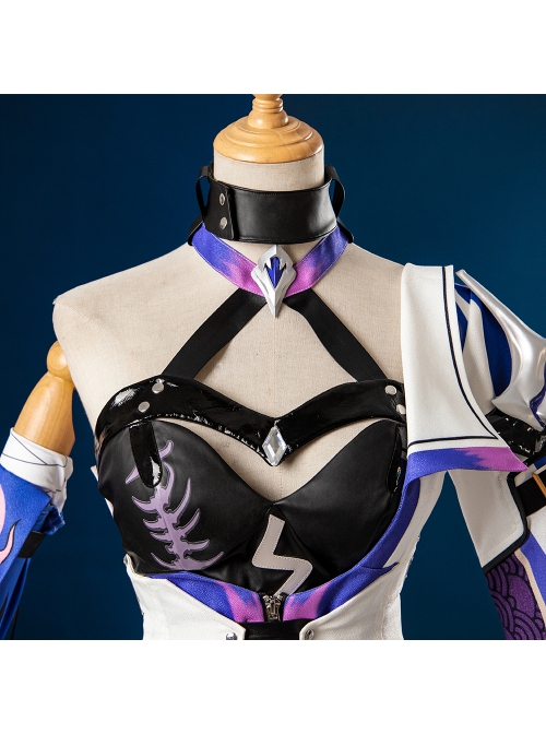 Game Honkai Star Rail Acheron Halloween Cosplay Costume Full Set