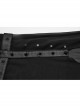 Black See Through High Slit Chiffon Patchwork Tapered Belt Gothic Style Daily Skirt