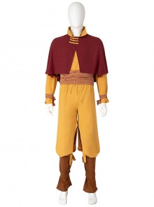 TV Drama Avatar The Last Airbender Aang Halloween Cosplay Costume Set Without Shoes