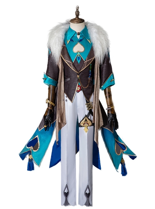 Game Honkai Star Rail Aventurine Halloween Cosplay Costume Full Set