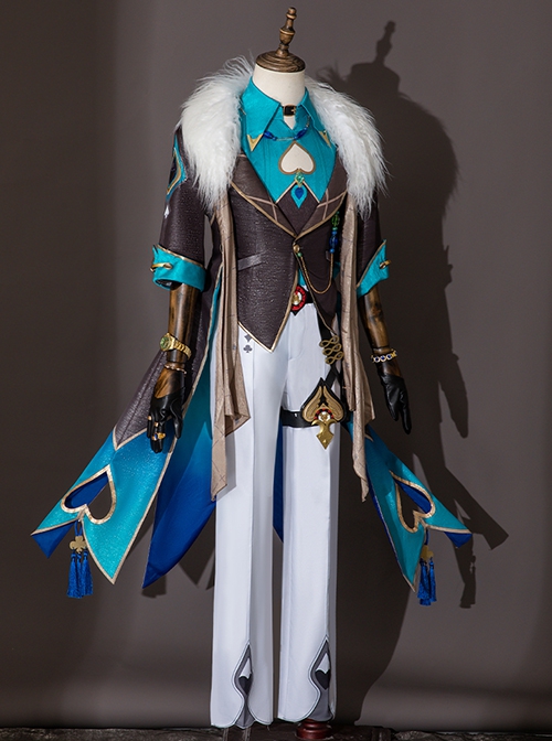 Game Honkai Star Rail Aventurine Halloween Cosplay Costume Full Set