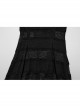 Black Daily Lace Hollow Appliqué With One Line Collar Gothic Slim Short Sleeved Dress