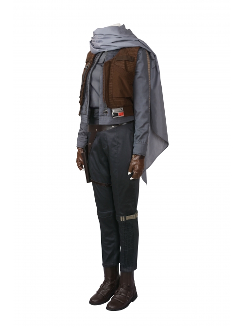 Rogue One A Star Wars Story Jyn Erso Halloween Cosplay Costume Dark Gray Trousers